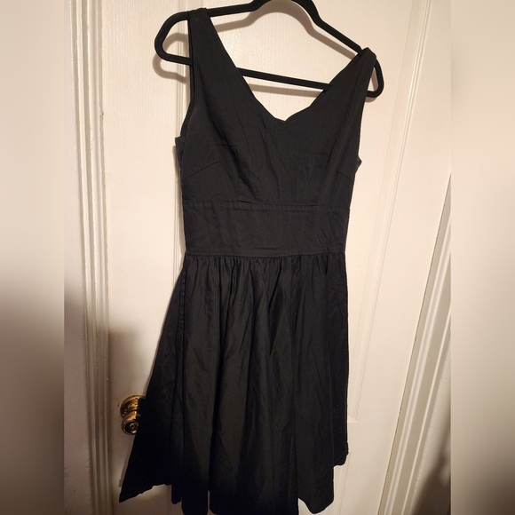 Queen Of Hearts Black Dress Size L - Picture 2 of 4